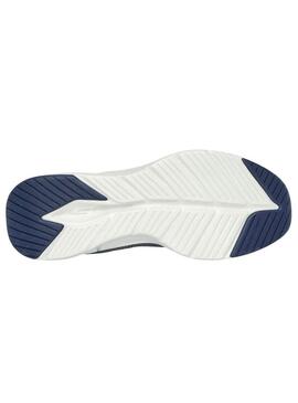 Zapatilla Hombre Skechers Vapor Foam Azul Gris