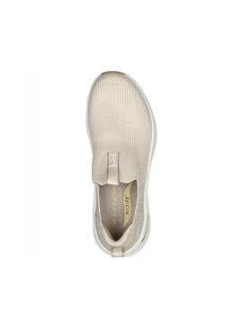 Zapatilla Mujer Skechers Arch Fit Beige