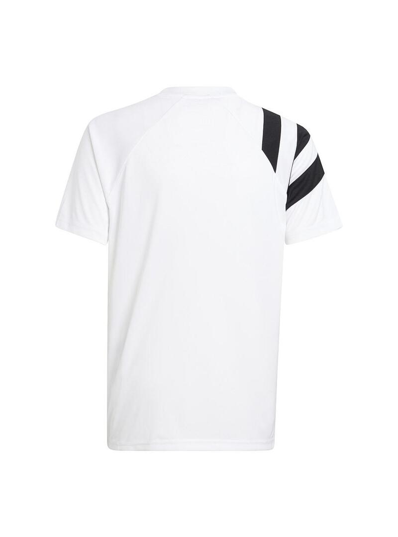 Camiseta Niño Adidas Fortore23 JSY Blanco Negro