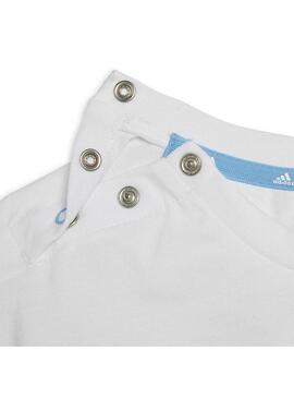 Conjunto Niño Adidas Fruit T Set Blanco Azul