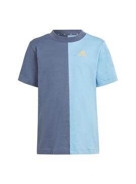 Conjunto Niño Adidas Essential Colorblock Azul