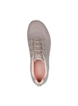 Zapatilla Mujer Skechers Virtue Beige/Rosa