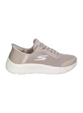 Zapatilla Mujer Skechers Go Walk Flex Beige