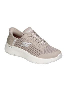 Zapatilla Mujer Skechers Go Walk Flex Beige