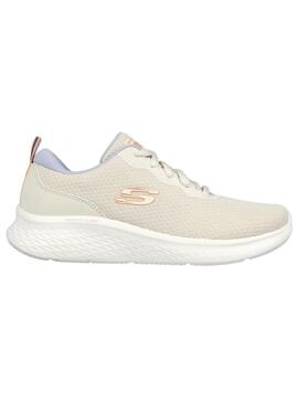 Zapatilla Mujer Skechers Lite Beige