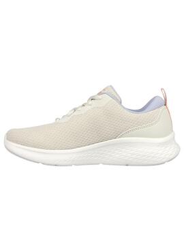 Zapatilla Mujer Skechers Lite Beige