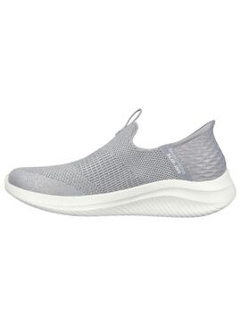 Zapatilla Mujer Skechers Ultra Flex 3.0 Gris