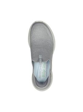 Zapatilla Mujer Skechers Ultra Flex 3.0 Gris