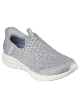 Zapatilla Mujer Skechers Ultra Flex 3.0 Gris