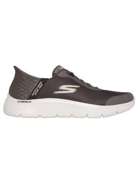 Zapatilla Hombre Skechers Go Walk Flex Marrón