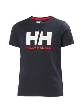 Camiseta Junior Helly Hansen Logo marino