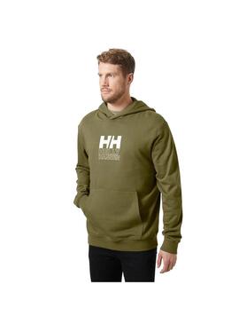 Sudadera Hombre Helly Hansen Core Graphic Khaki