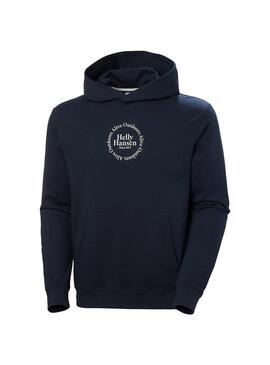 Sudadera Hombre Helly Hansen Core Graphic Marino