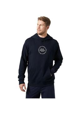 Sudadera Hombre Helly Hansen Core Graphic Marino