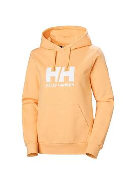 Sudadera Mujer Helly Hansen Logo 2.0 Mandarina