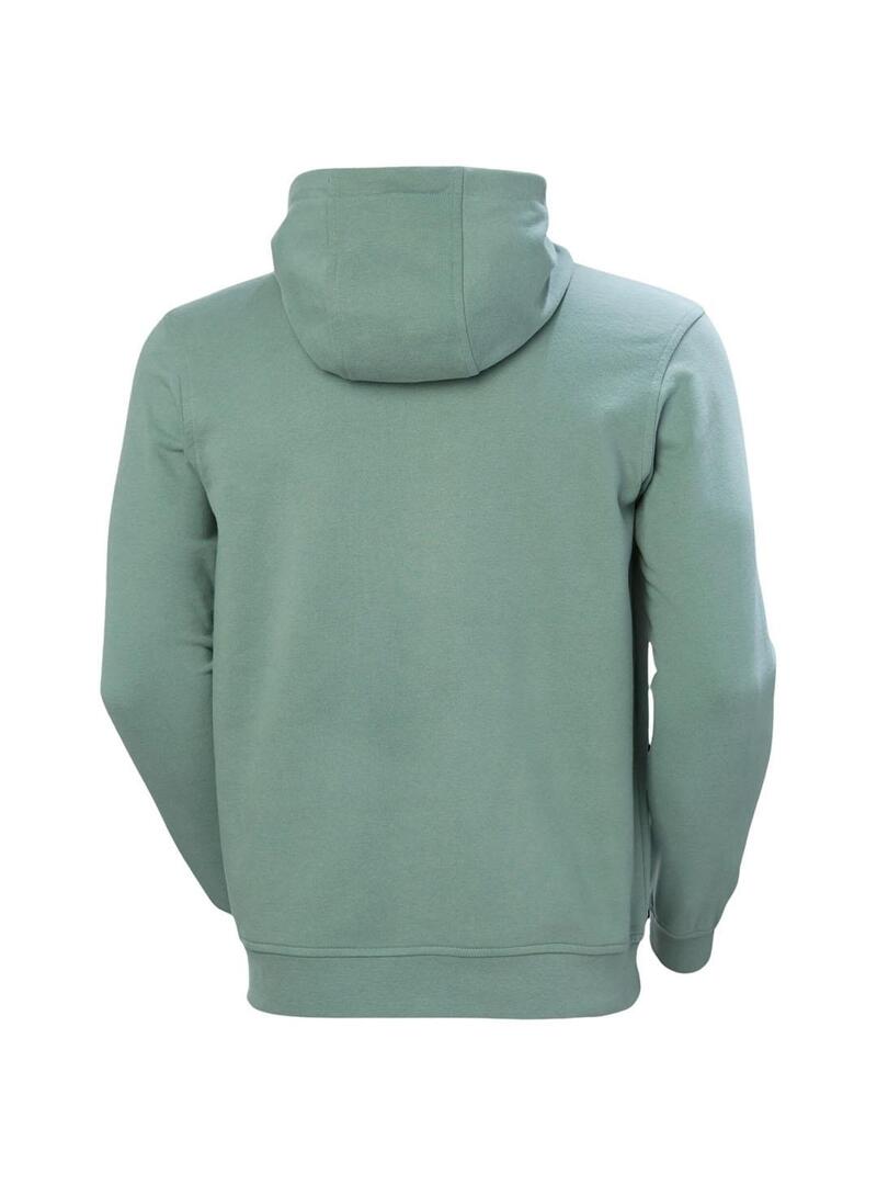 Sudadera Hombre HH Logo Hoodie Verde Agua