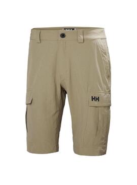 Bermuda Hombre Helly Hansen QD Cargo Tostado