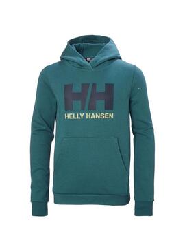 Sudadera Niñ@ Helly Hansen Logo 2.0 Verde