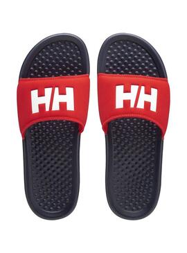 Chancla Hombre Helly Hansen Slide Marino Rojo