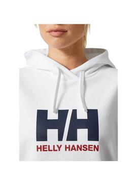 Sudadera Mujer Helly Hansen Logo 2.0 Blanca