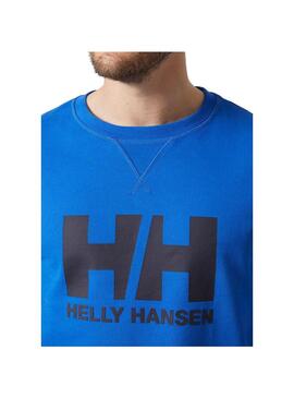 Sudadera Hombre Helly Hansen Logo Crew Royal