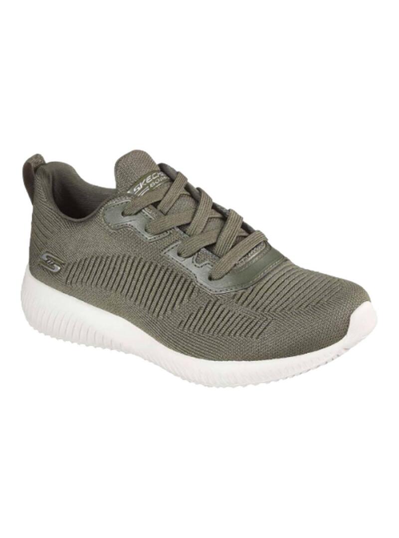 Zapatilla Mujer Skechers Bob Squad Verde