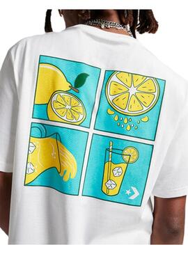 Camisetas Hombre Converse How-To Lemonade Blanca