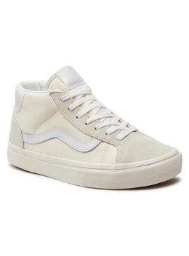 Zapatilla Mujer Vans Mid Skool 37 Beige