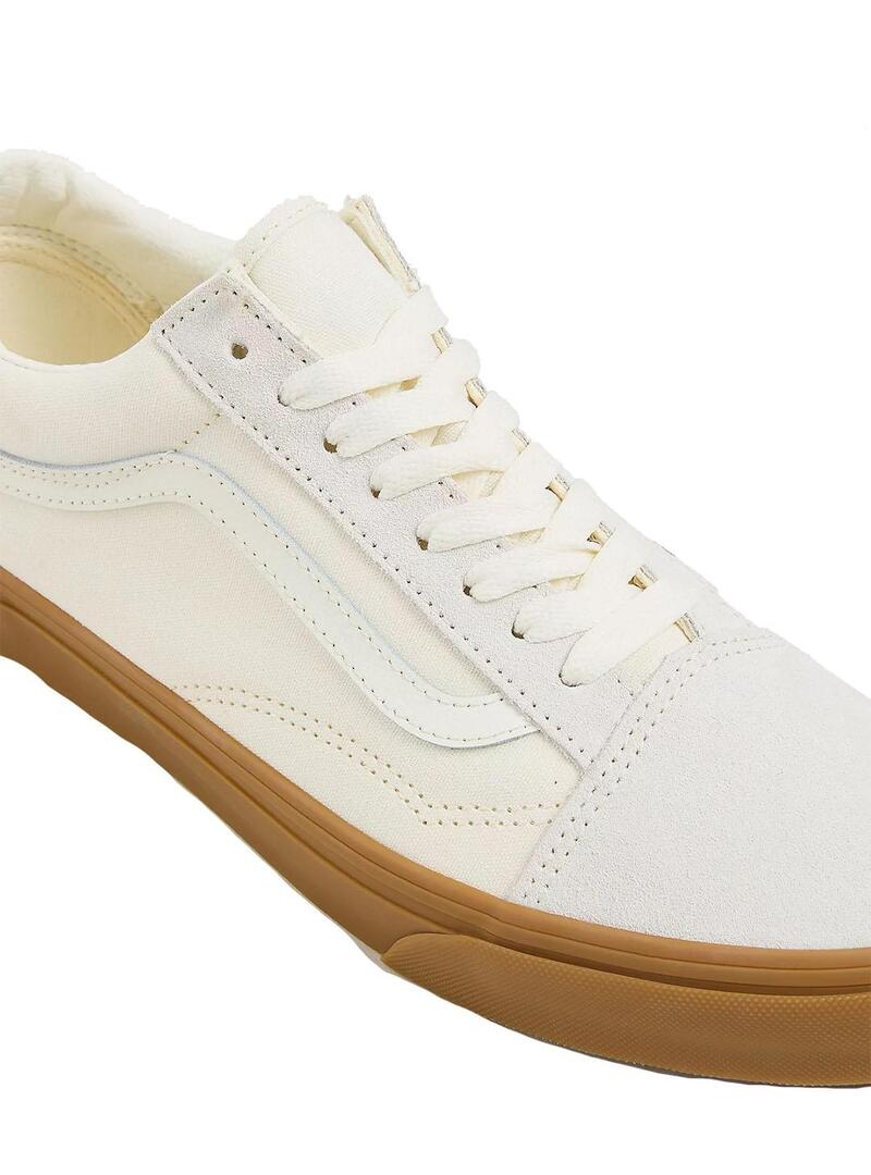 Zapatilla Vans Unisex Old Skool Crema Caramelo