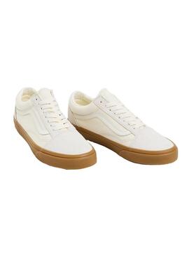 Zapatilla Vans Unisex Old Skool Crema Caramelo