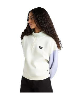 Sudadera Mujer Vans Colorblock Half Zip Multicolor