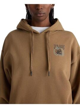 Sudadera Mujer Vans Otter Marrón