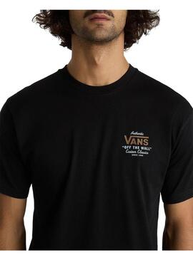 Camiseta Hombre Vans Holder ST Classic Negra