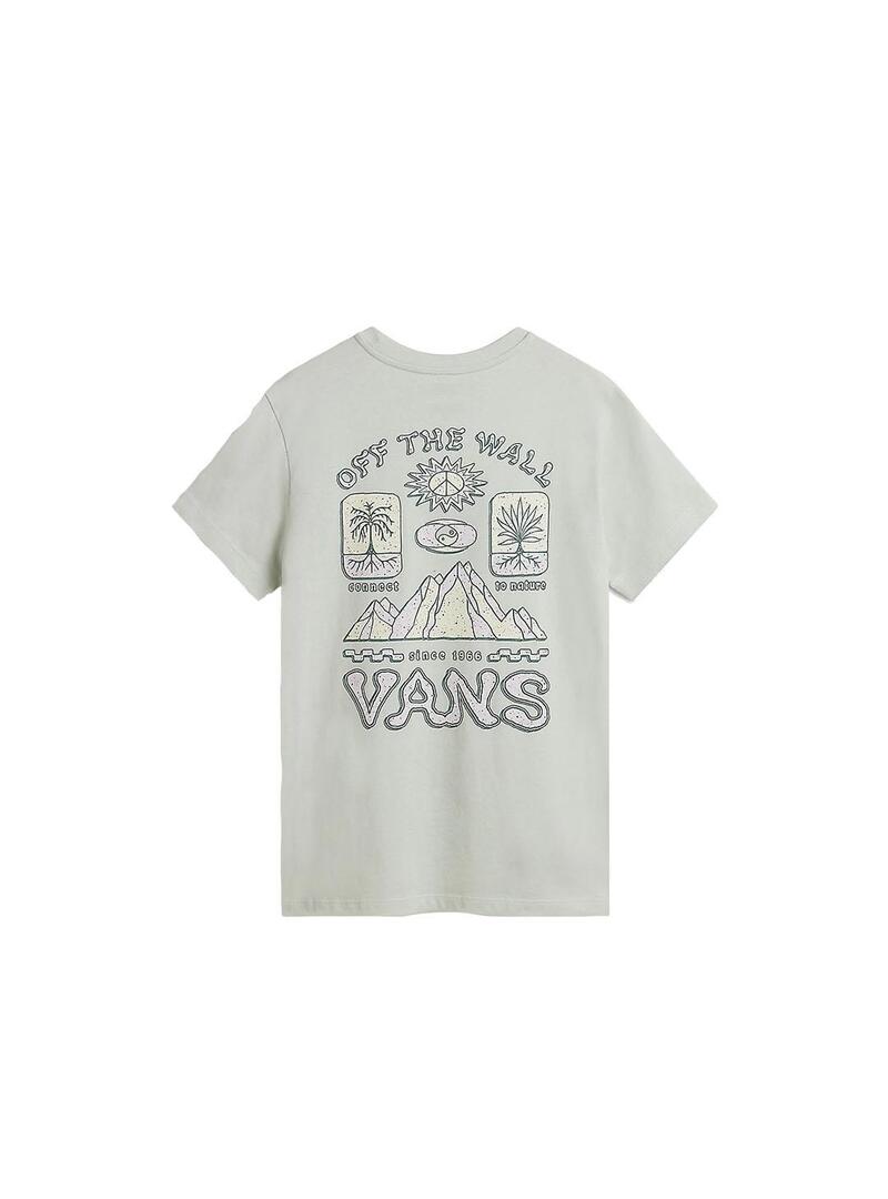 Camiseta Mujer Vans Depth Connection Verde Agua