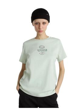 Camiseta Mujer Vans Depth Connection Verde Agua