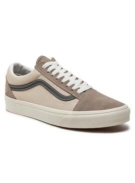 Zapatilla Hombre Vans Old Skool Eart Beige Topo