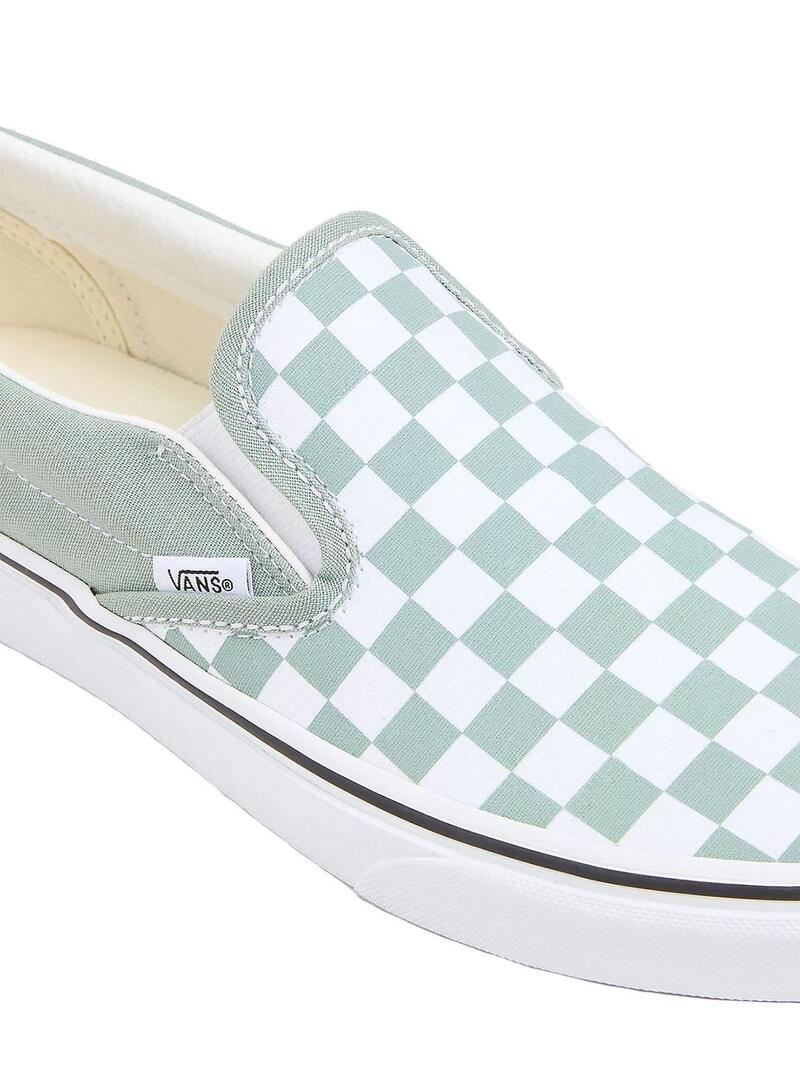 Zapatilla Unisex Vans Classic Slip-On Verde Agua