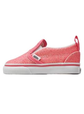 Zapatilla Baby Vans Slip-on V Rosa