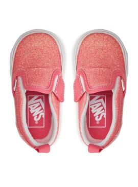 Zapatilla Baby Vans Slip-on V Rosa