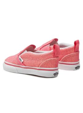 Zapatilla Baby Vans Slip-on V Rosa