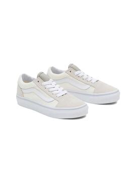 Zapatilla Niñ@ Vans Old Skool Crema Beige