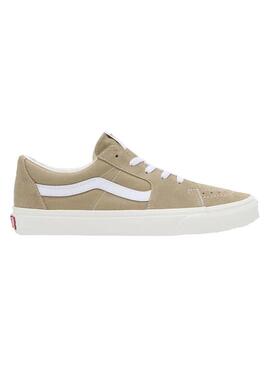 Zapatilla Hombre Vans Sk8-Low Beige Blanco