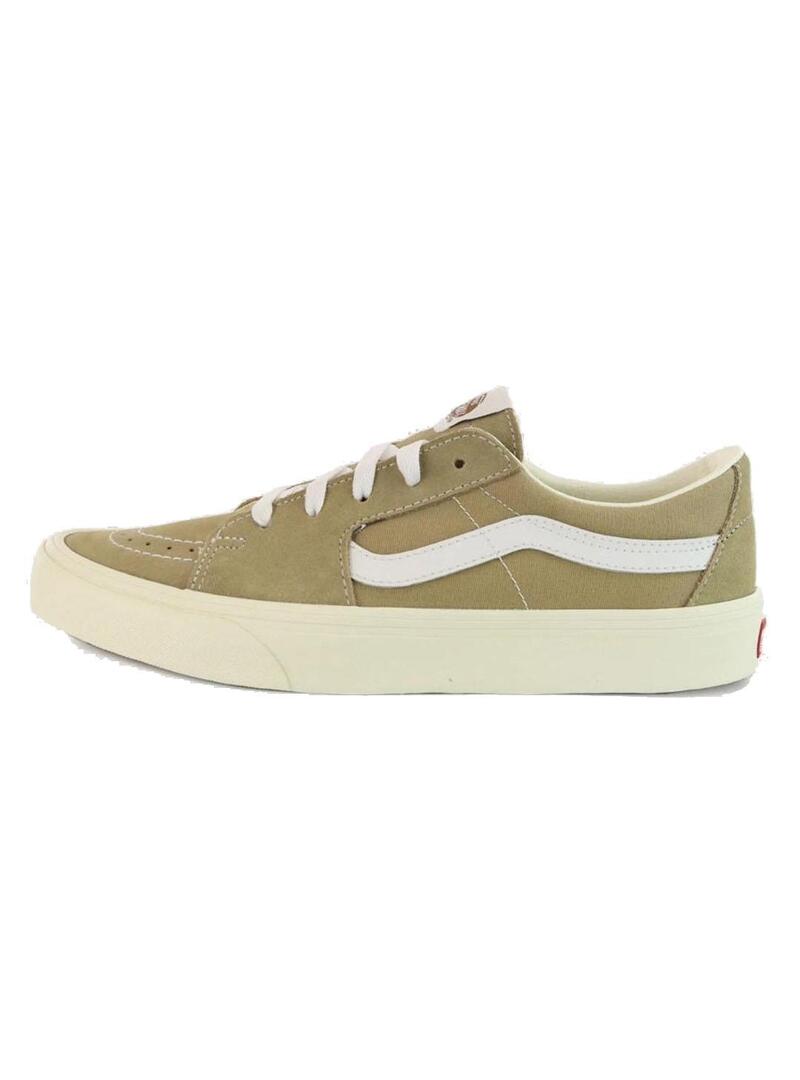 Zapatilla Hombre Vans Sk8-Low Beige Blanco