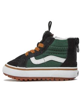 Zapatilla Baby Vans Sk8-Hi MTE Verde