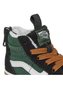 Zapatilla Baby Vans Sk8-Hi MTE Verde