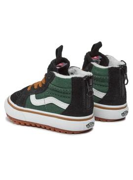 Zapatilla Baby Vans Sk8-Hi MTE Verde