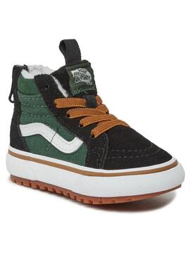 Zapatilla Baby Vans Sk8-Hi MTE Verde