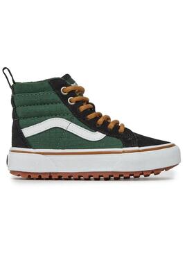 Zapatilla Niño/a Vans Sk8-Hi MTE Verde