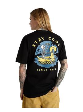 Camiseta Hombre Vans Stay Cool Negra