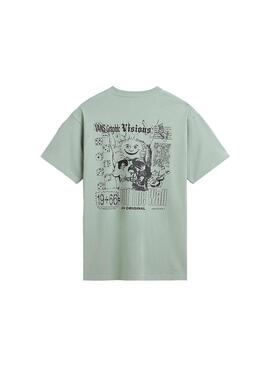 Camiseta Hombre Vans Expand Verde